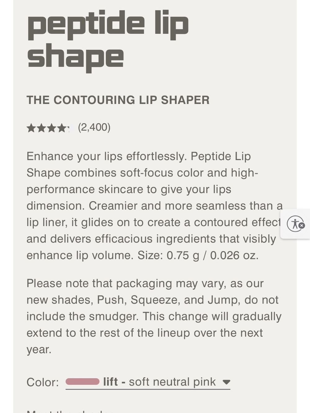 Rhode Peptide Lip Shape in Lift - Picture 7 of 7